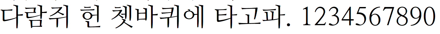 NanumMyeongjo