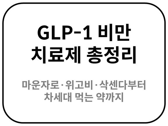 Intro. GLP-1 비만 치료제 총정리