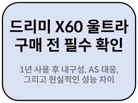 1년 사용 후 반복되는 하드웨어 결함과 내구성 한계